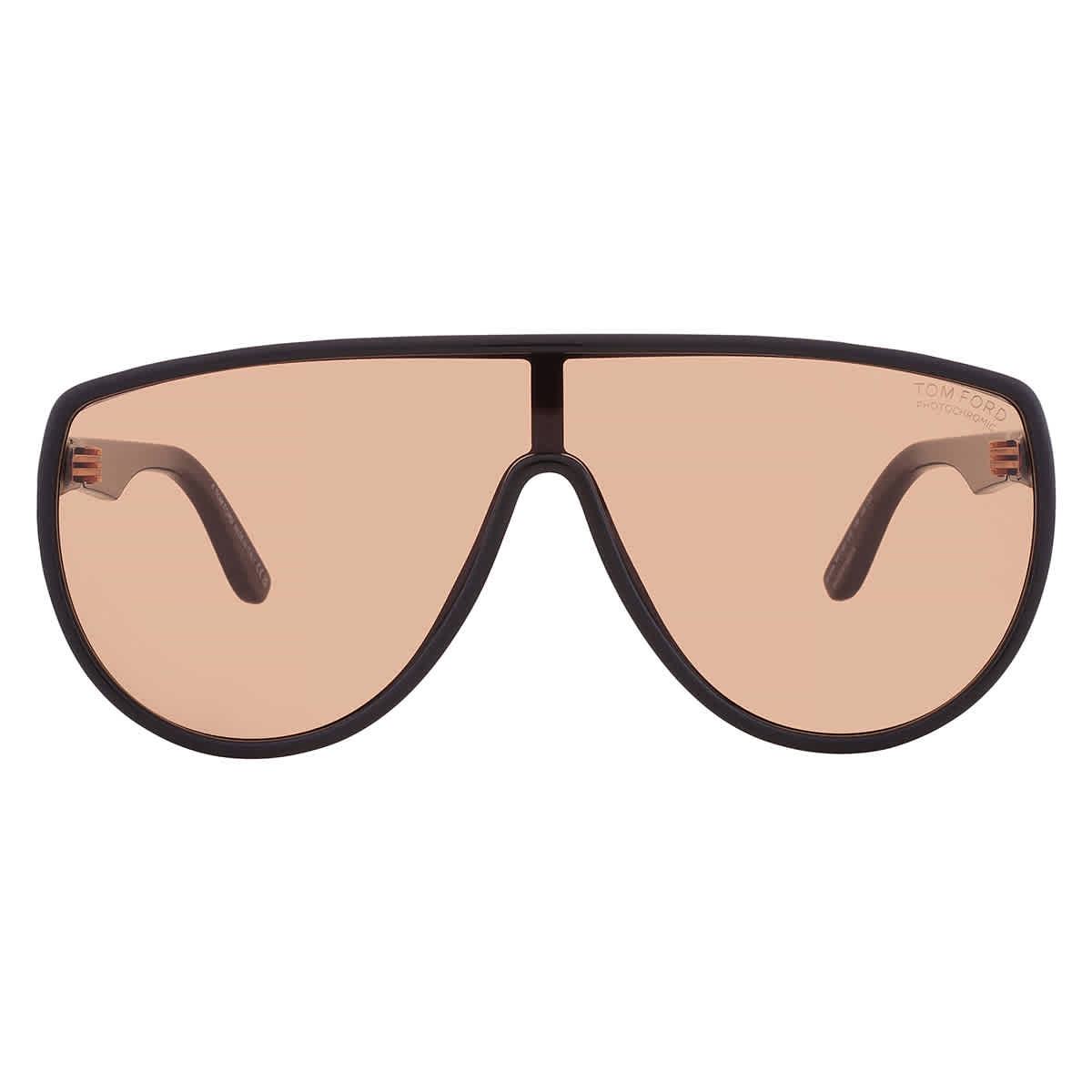 Tom Ford Man Sunglass Achilles - Frame color: Black Shiny, Lens color: Brown