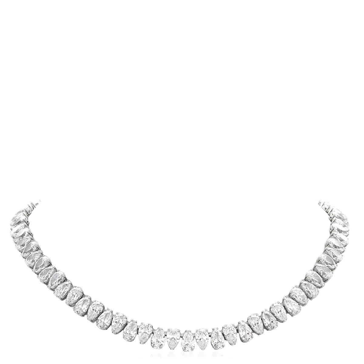 Swarovski Matrix Tennis Necklace | eBay