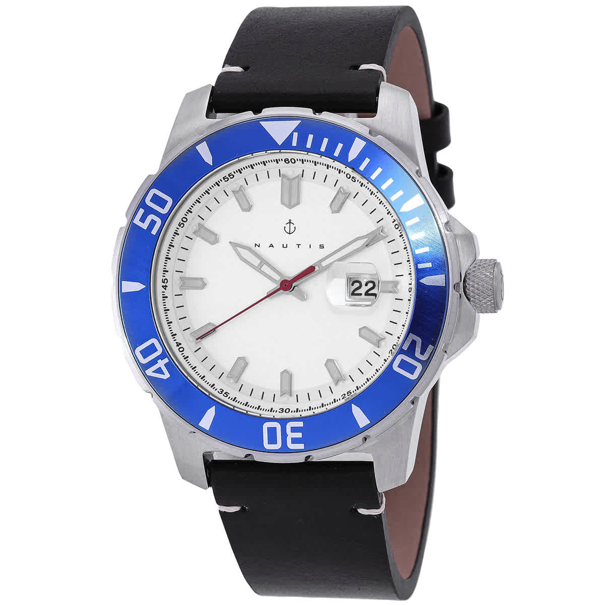 Nautis Dive Pro 200 Quartz White Dial Mens Watch GL1909-D 96$