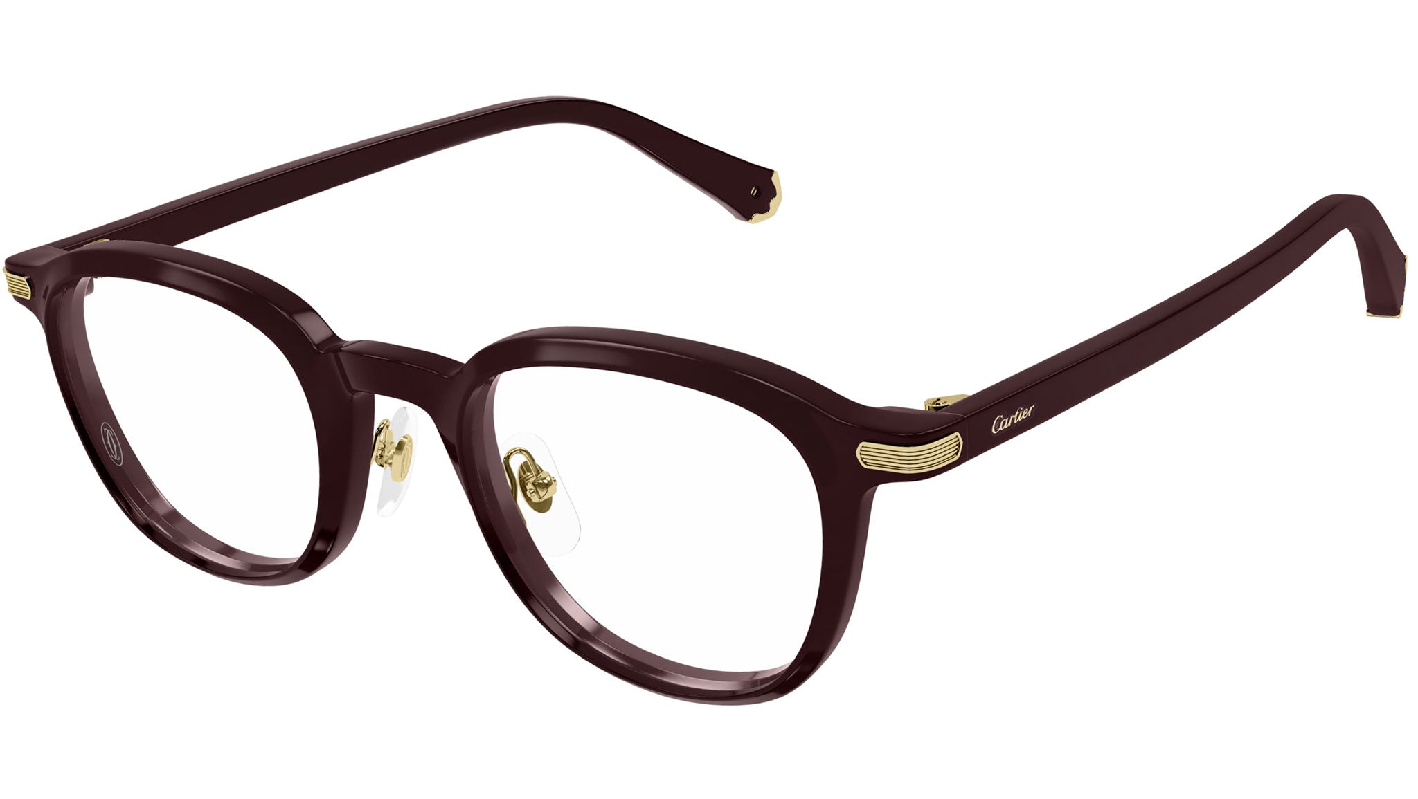 Cartier Demo Round Mens Eyeglasses CT0560O 004 50