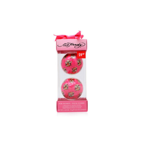 Ed Hardy Christian Audigier 2 Fragrant Bath Fizzes Set W 9$