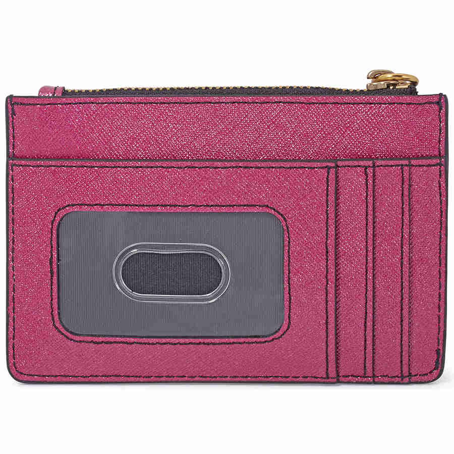 marc jacobs saffiano mini compact wallet