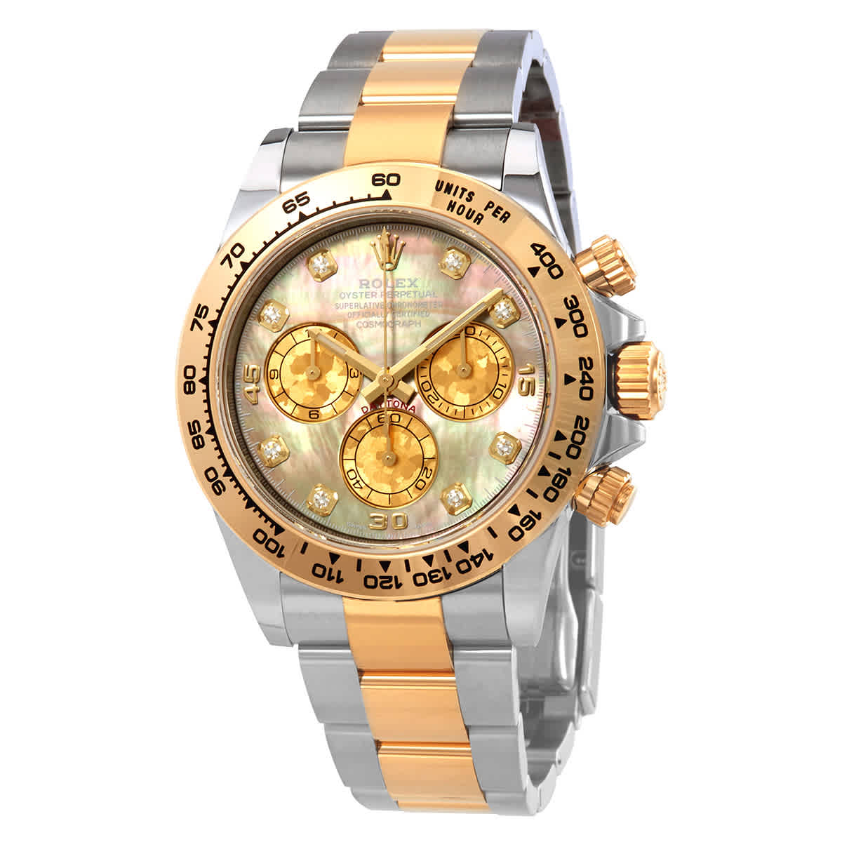 Rolex Cosmograph Daytona Black Mother Of Pearl Diamond Dial Mens Watch 116503BKMDO