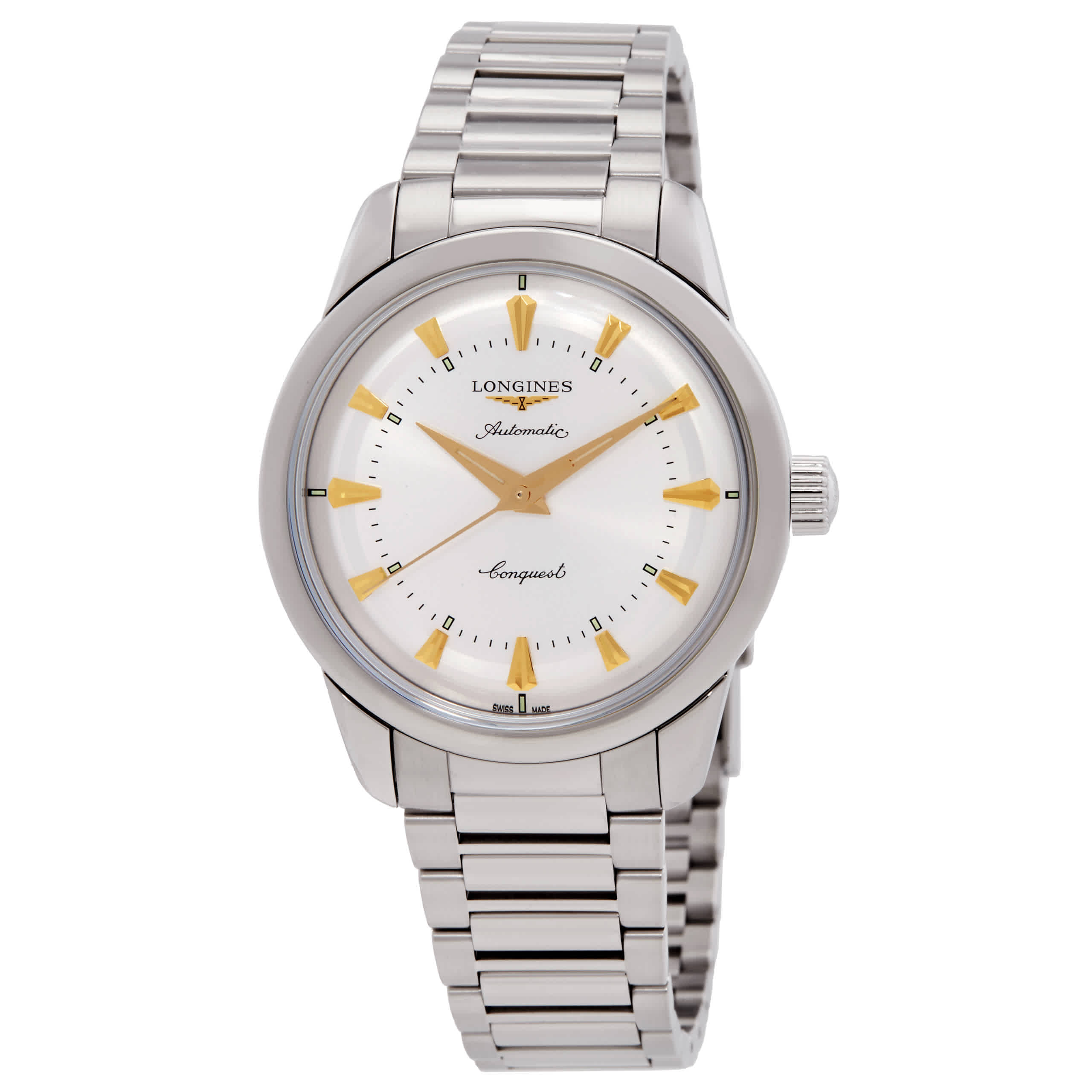 Longines Conquest Heritage Automatic Opaline Ivory Dial Men's