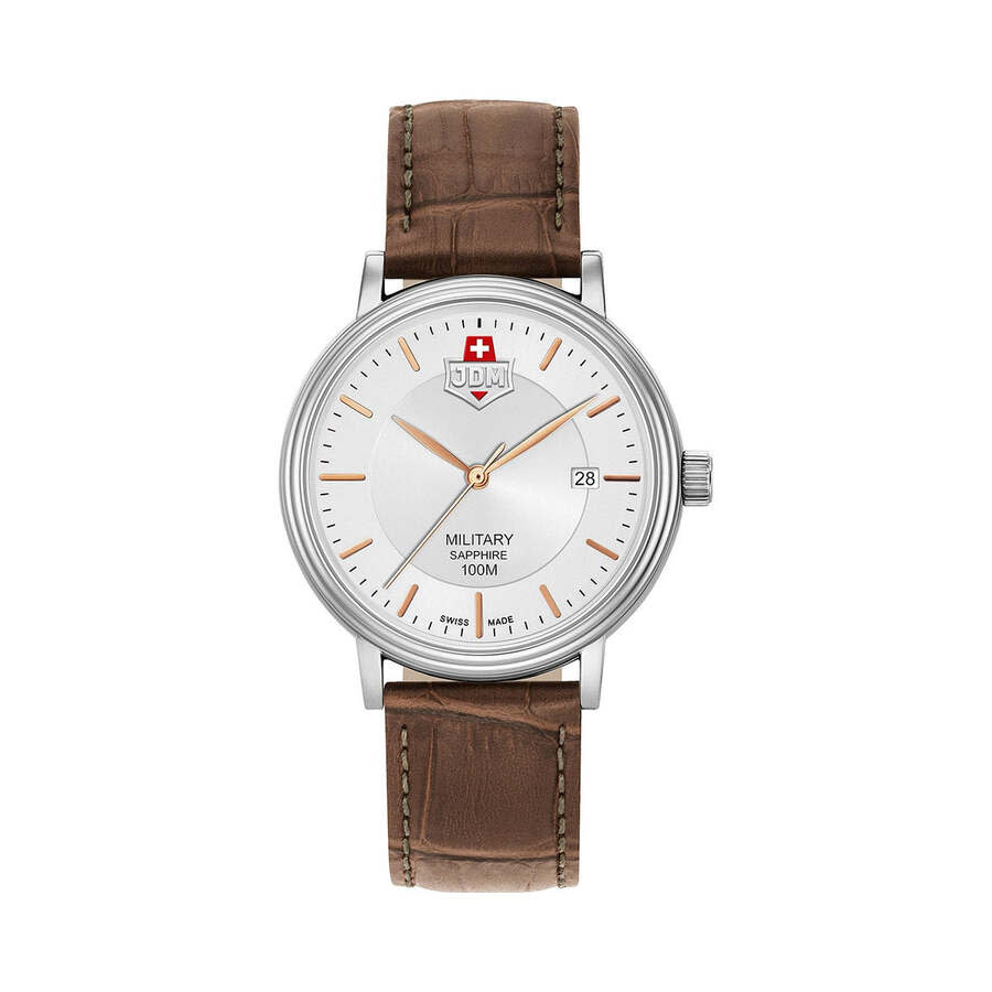JDM Military Kilo Silver-tone Dial Mens Watch JDM-WG004-05
