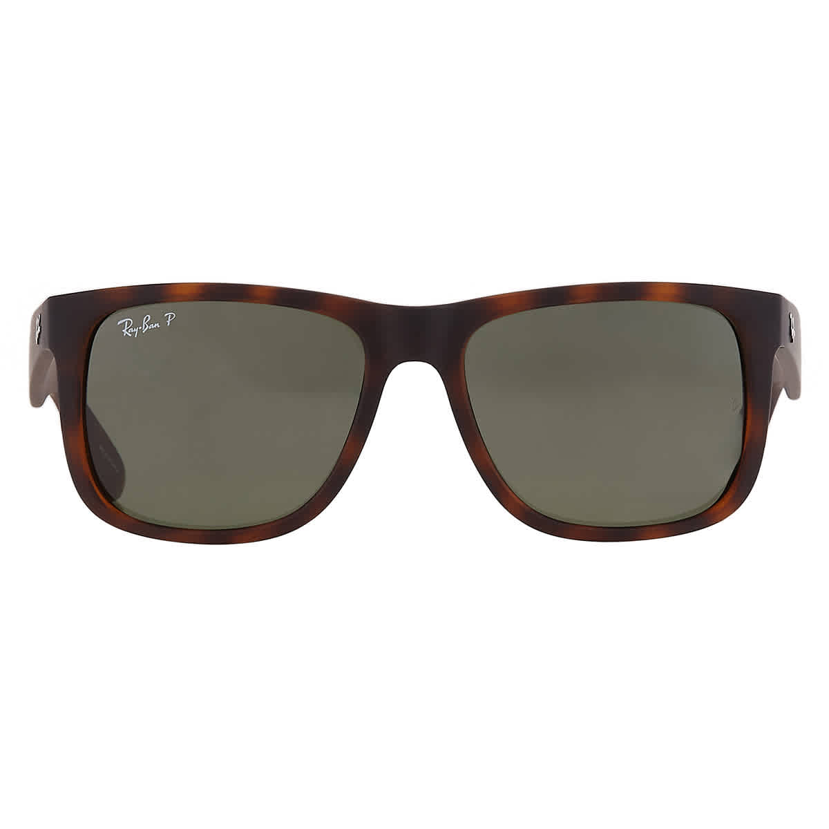 Ray-Ban Man Sunglass Justin Classic - Frame color: Havana, Lens color: Dark Green Polarized