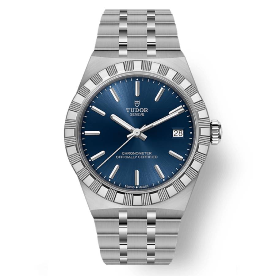 Tudor Royal Hand Wind Chronometer Blue Dial Watch M2836C1A00102