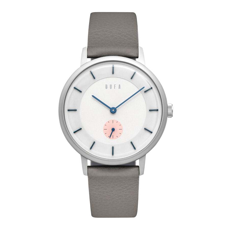 Dufa Dufa X Kroyer Stter Lassen White Dial Mens Watch DF-9031-02