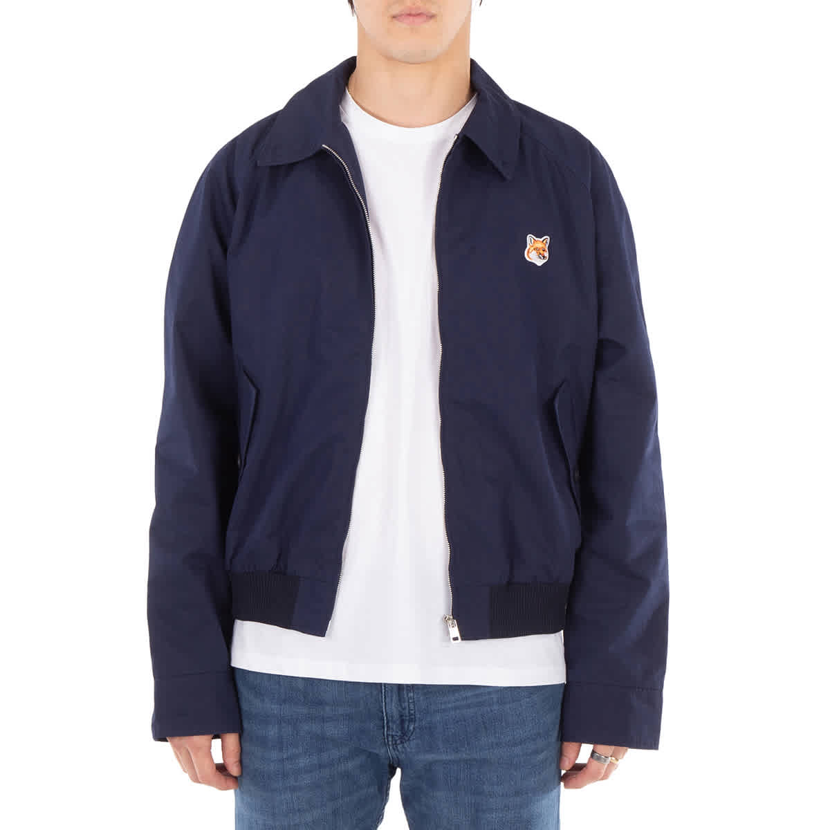 Maison Kitsune Harrington Fox Head Patch Jacket | eBay