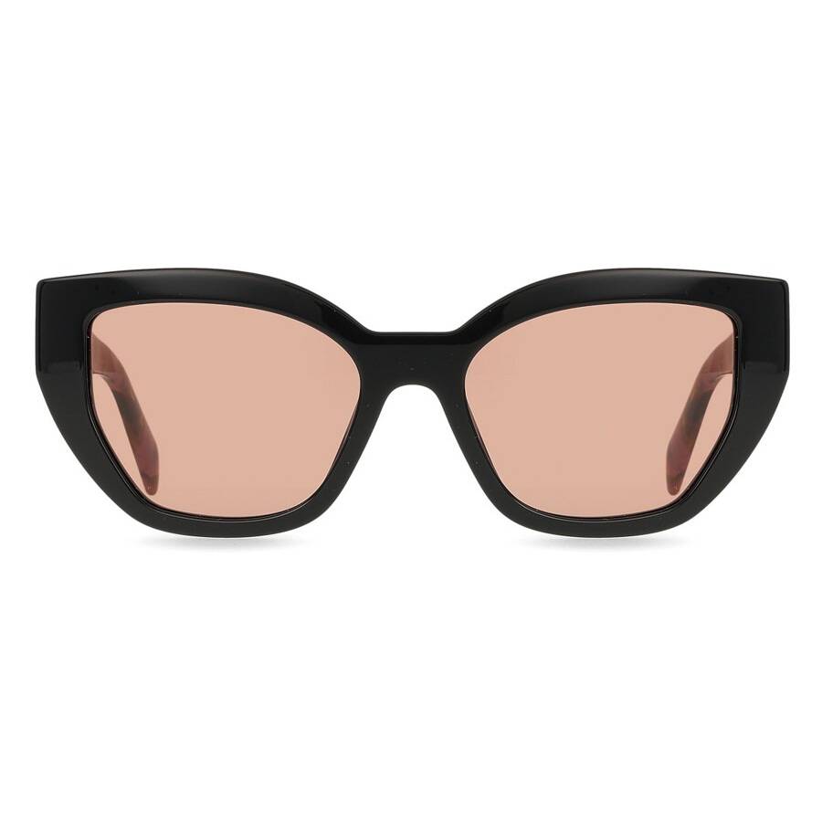 Prada Woman Sunglass PR A09S -  Frame color: Mahogany, Lens color: Light Brown