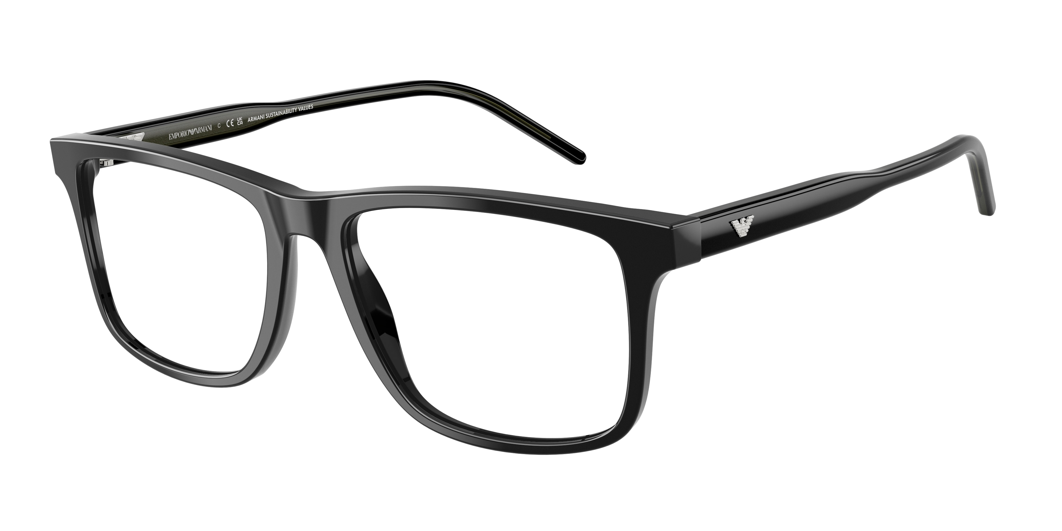 Emporio Armani Demo Square Mens Eyeglasses EA3257 5017 55 80$