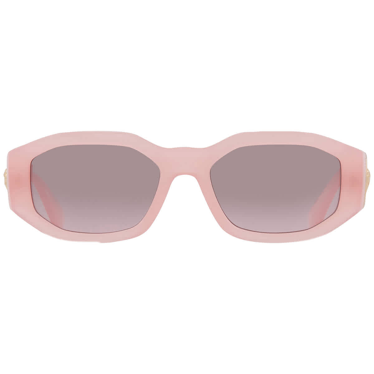 Versace Man Sunglass Biggie -  Frame color: Nude Opal, Lens color: Pink Gradient Grey Flash Silver