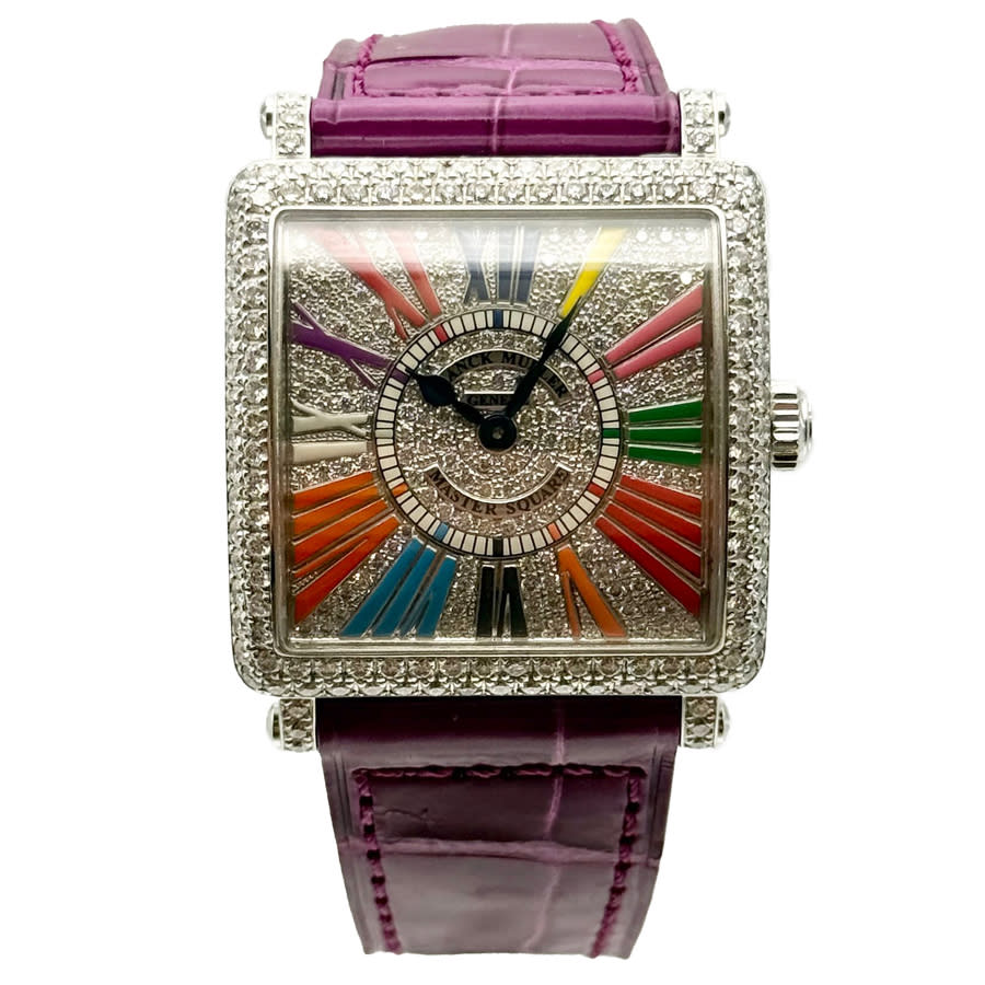 Franck Muller Master Square Quartz Diamond Ladies Watch 6002 L QZ D CD-PRP 8815$