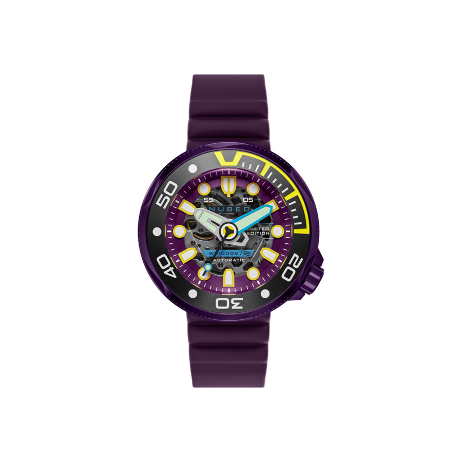 Nubeo Ventana Purple Dial Mens Watch NB-6113-04 550$
