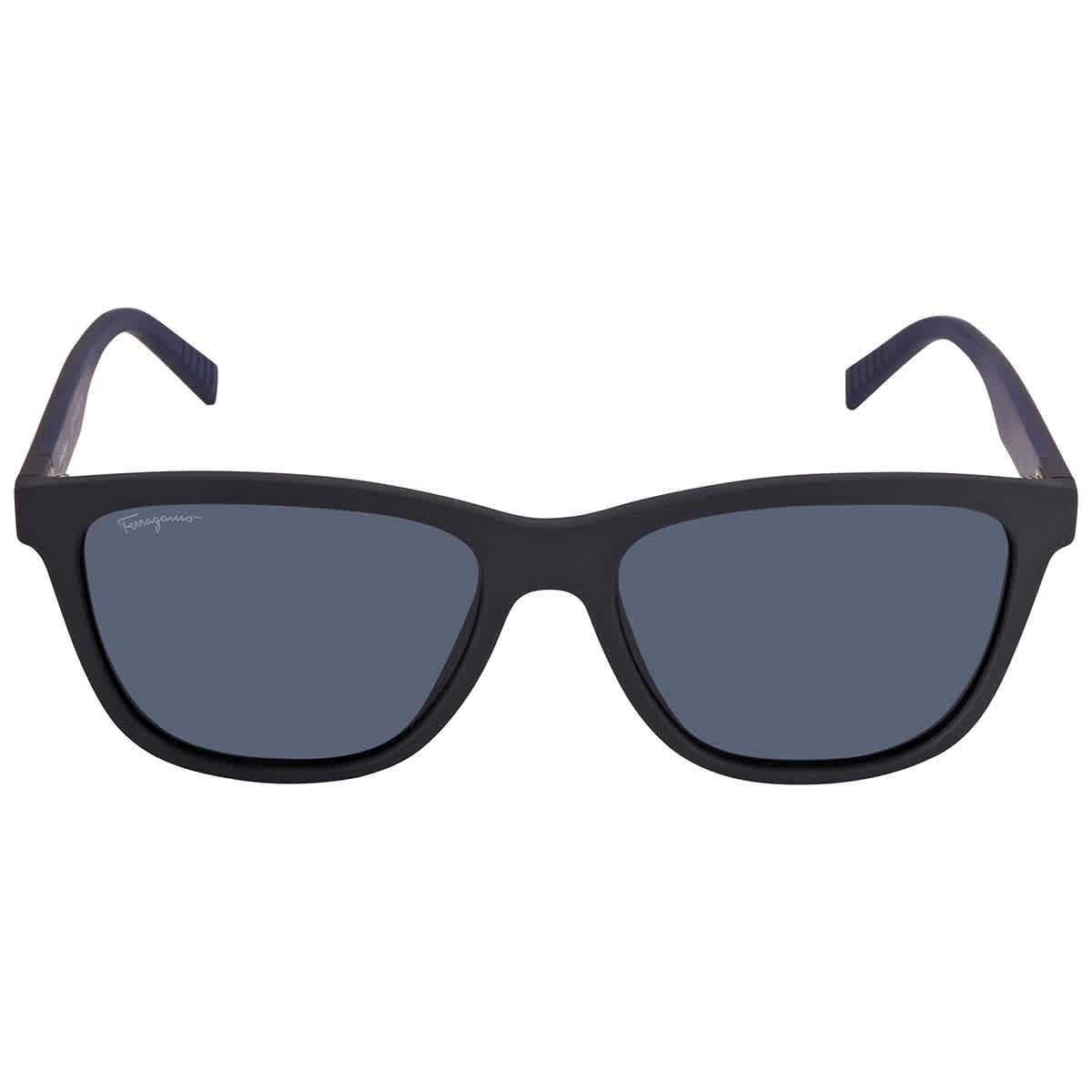 Salvatore Ferragamo Blue Rectangular Mens Sunglasses SF998S 002 57