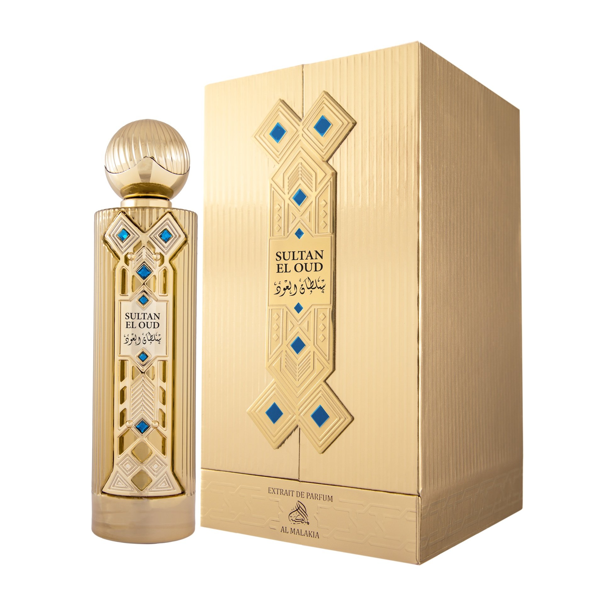 Al Malakia Unisex Sultan El Oud Extrait de Parfum Spray 3.3 oz Fragrances 5425039223858