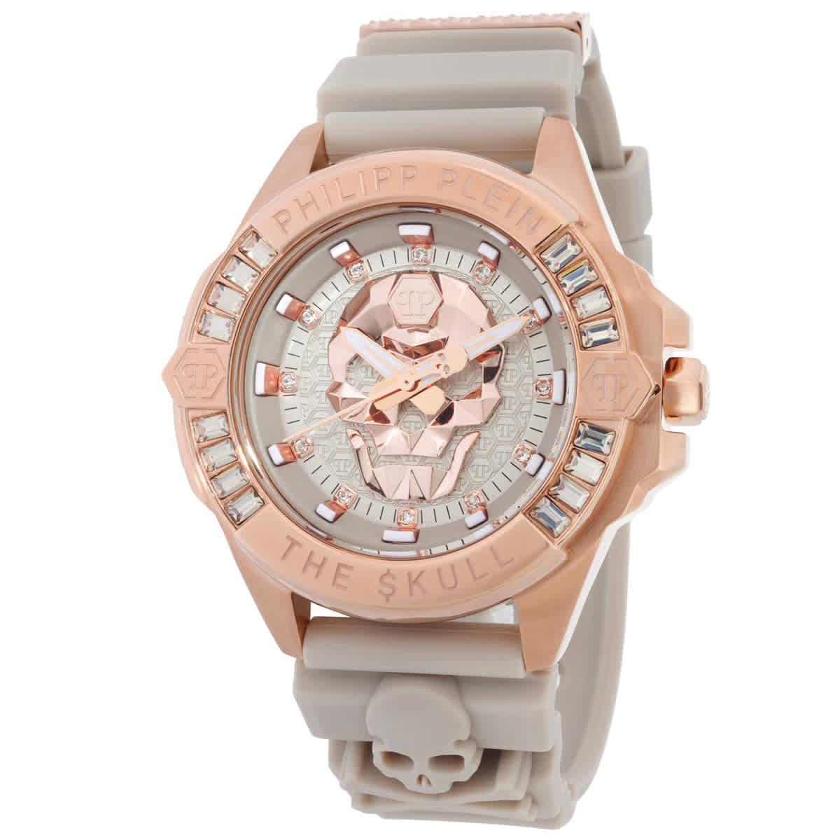 Philipp Plein The Skull Quartz Crystal Beige Dial Watch PWNAA1323 199$