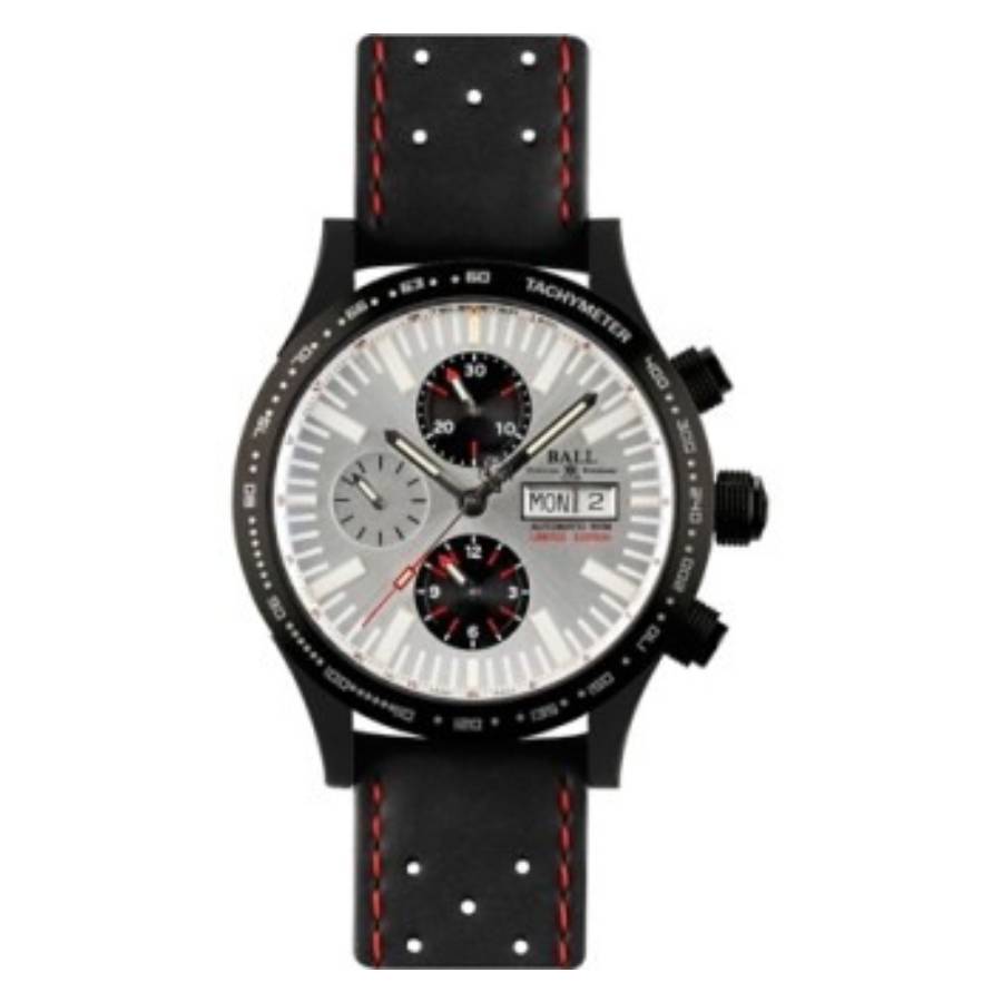 Ball Fireman Chronograph Automatic Silver Dial Mens Watch CM2192C-L8J-SL