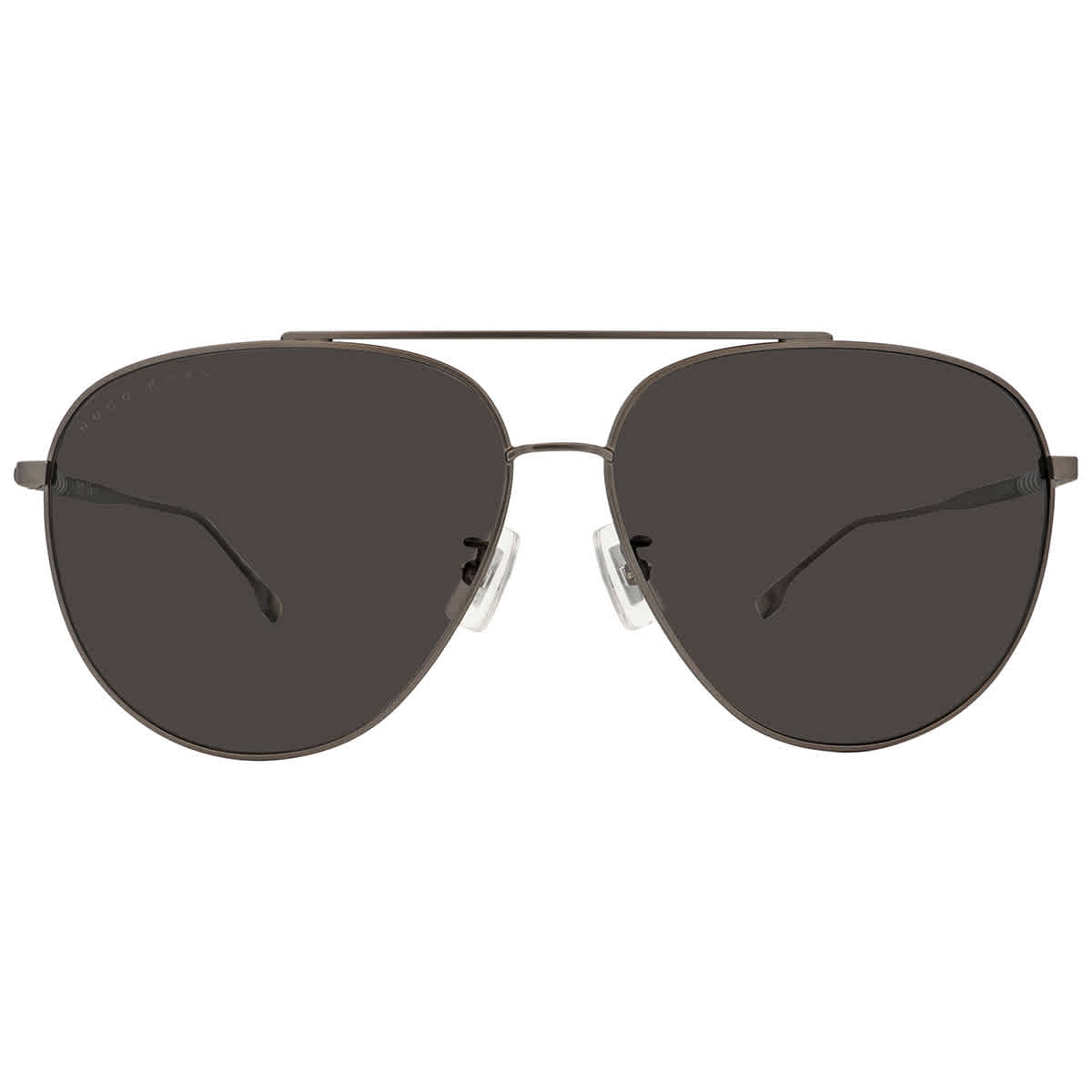 Hugo Boss Polarized Grey Pilot Mens Sunglasses BOSS 1296/F/S 0R80/M9 63