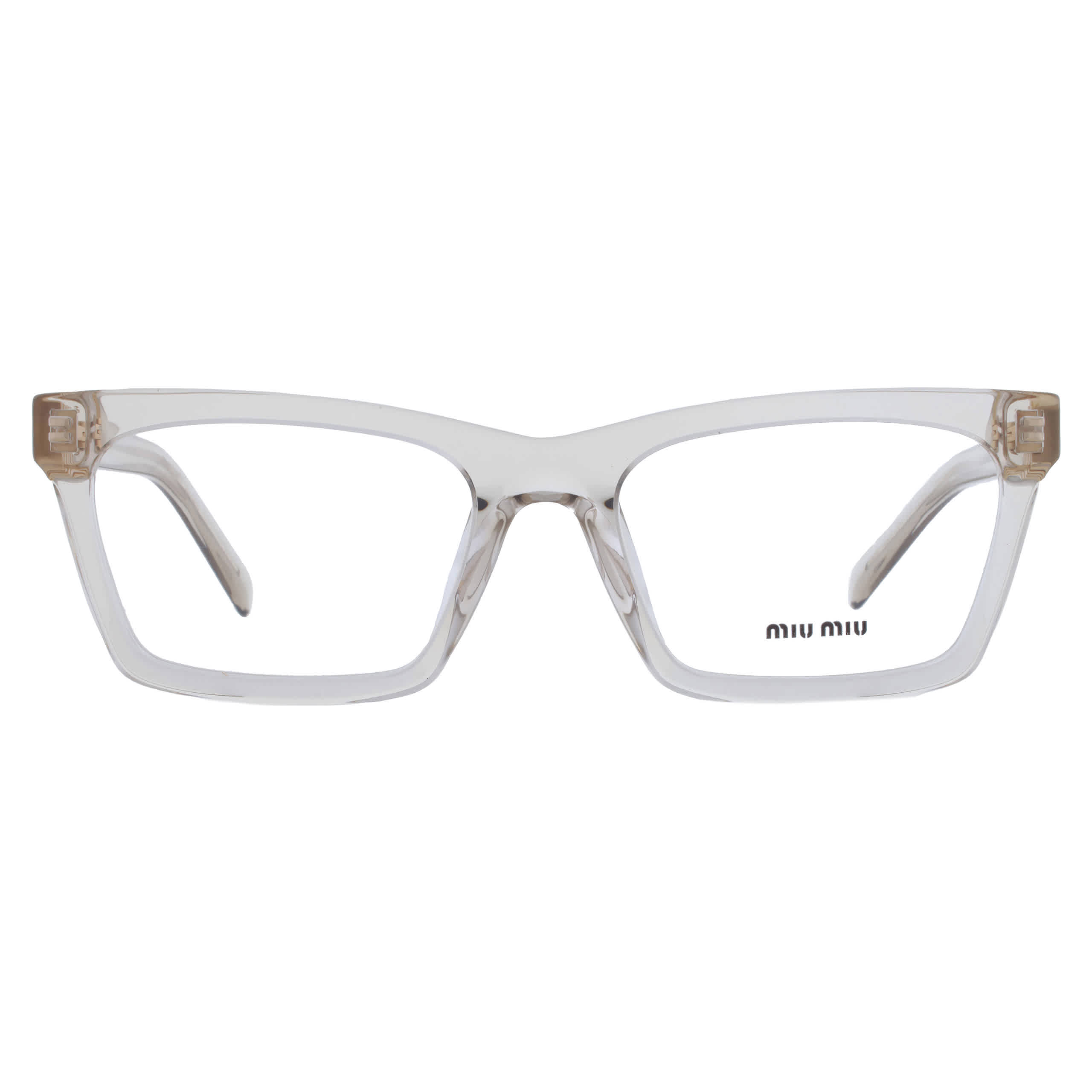 Miu Miu MU04WV 12U1O1 Women’s Glasses Clear Size 55 - Free Lenses - Blue Light Block Available
