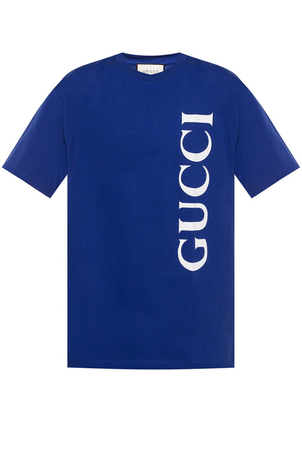 Gucci Blue Logo-printed T-shirt | eBay