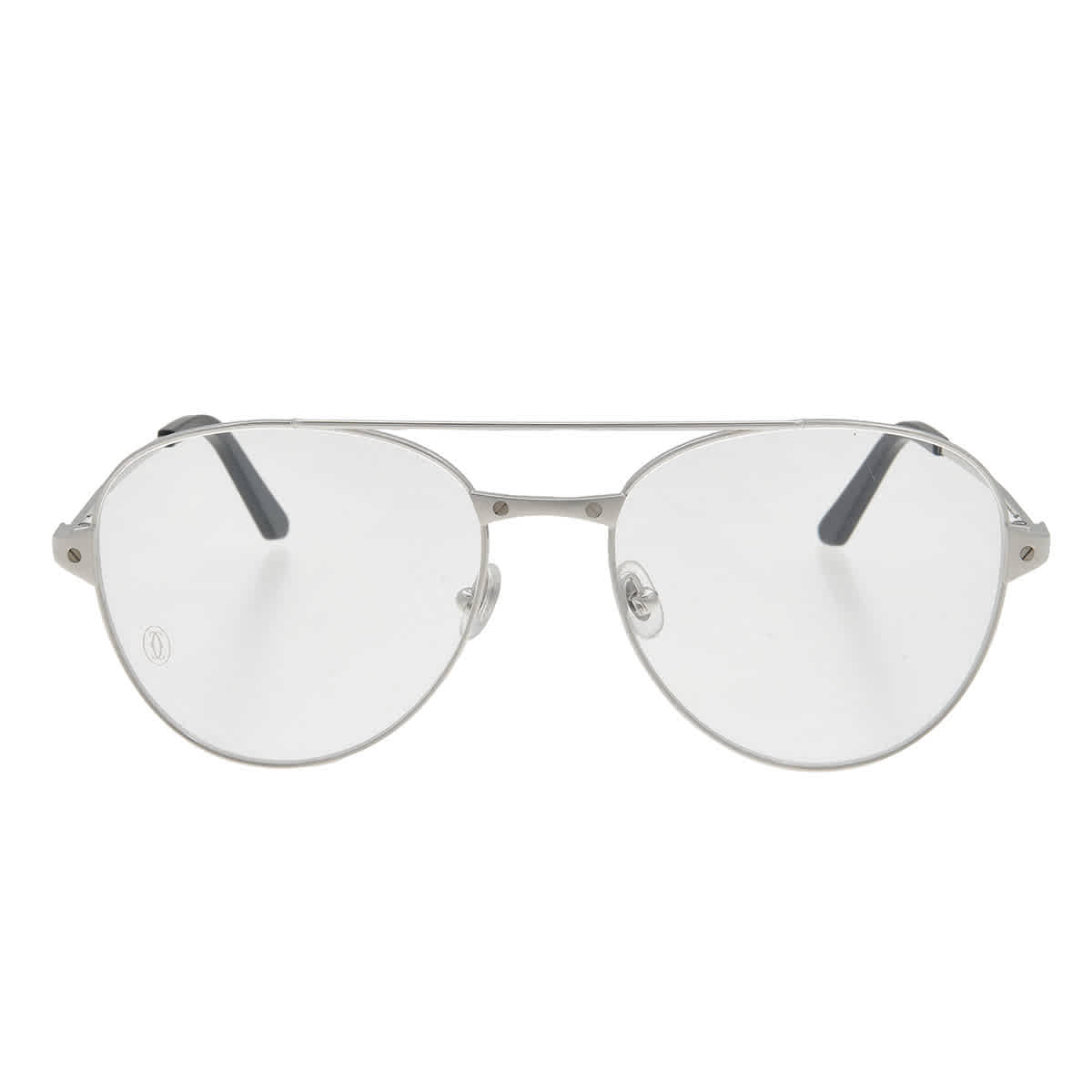 Cartier Santos de Cartier Demo Pilot Ladies Eyeglasses CT0307O 002 55