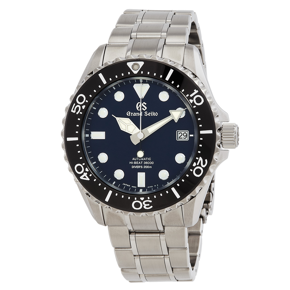 Pre-owned Grand Seiko Sport Hi-Beat Automatic Black Dial Mens Watch SBGH289G 4795$