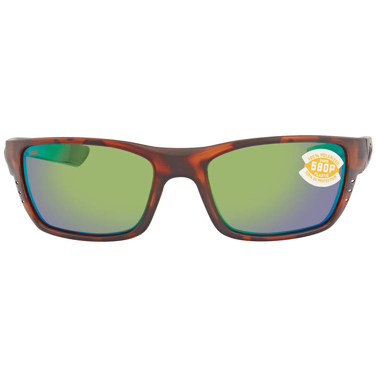 Costa Del Mar WHITETIP Green Mirror Polarized Polycarbonate Mens Sunglasses WTP 66 OGMP 58