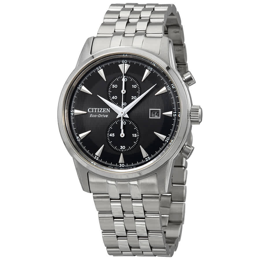 Citizen Corso Eco-Drive Black Dial Men's Chronograph Watch CA7000-55E ...