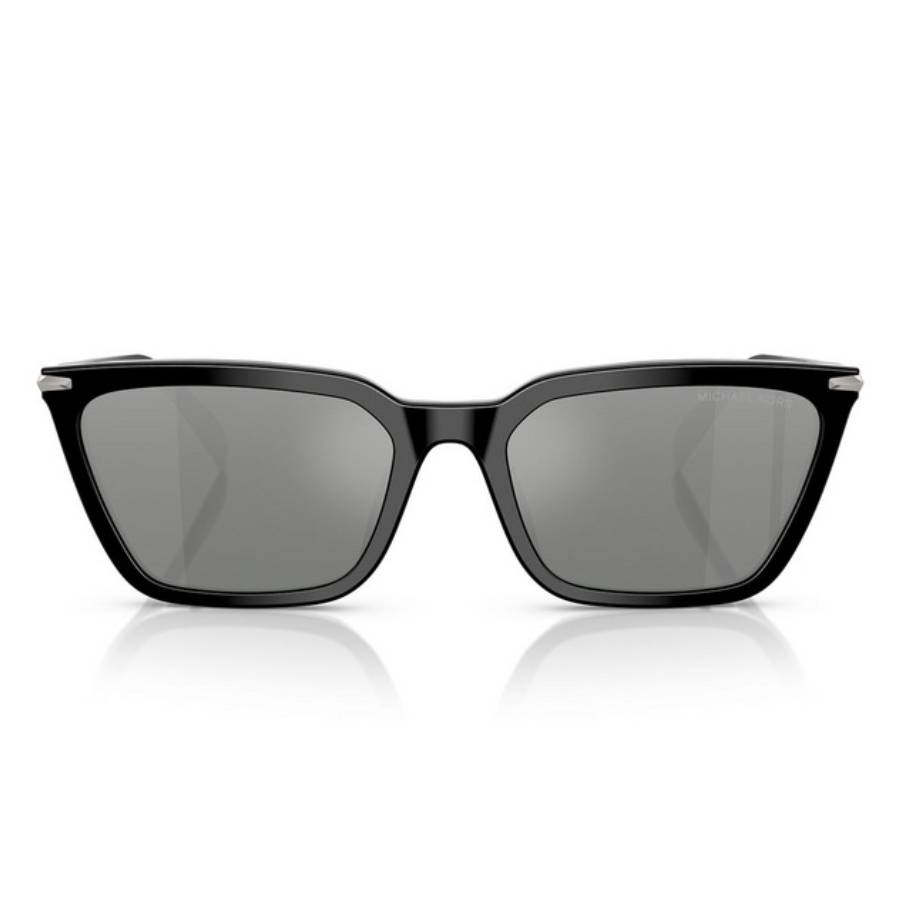 Michael Kors Man Sunglass Everglades - Frame color: Black, Lens color: Silver Flash Gradient
