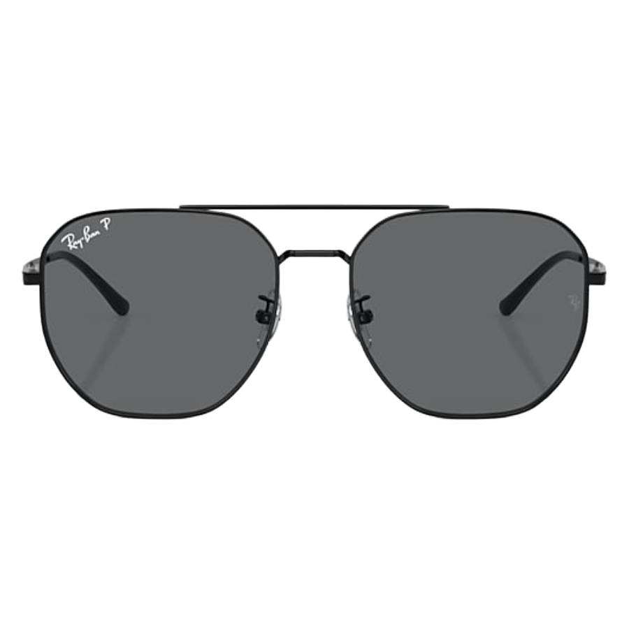 Ray-Ban Unisex Sunglass RB3724D - Frame color: Black, Lens color: Dark Grey Polarized
