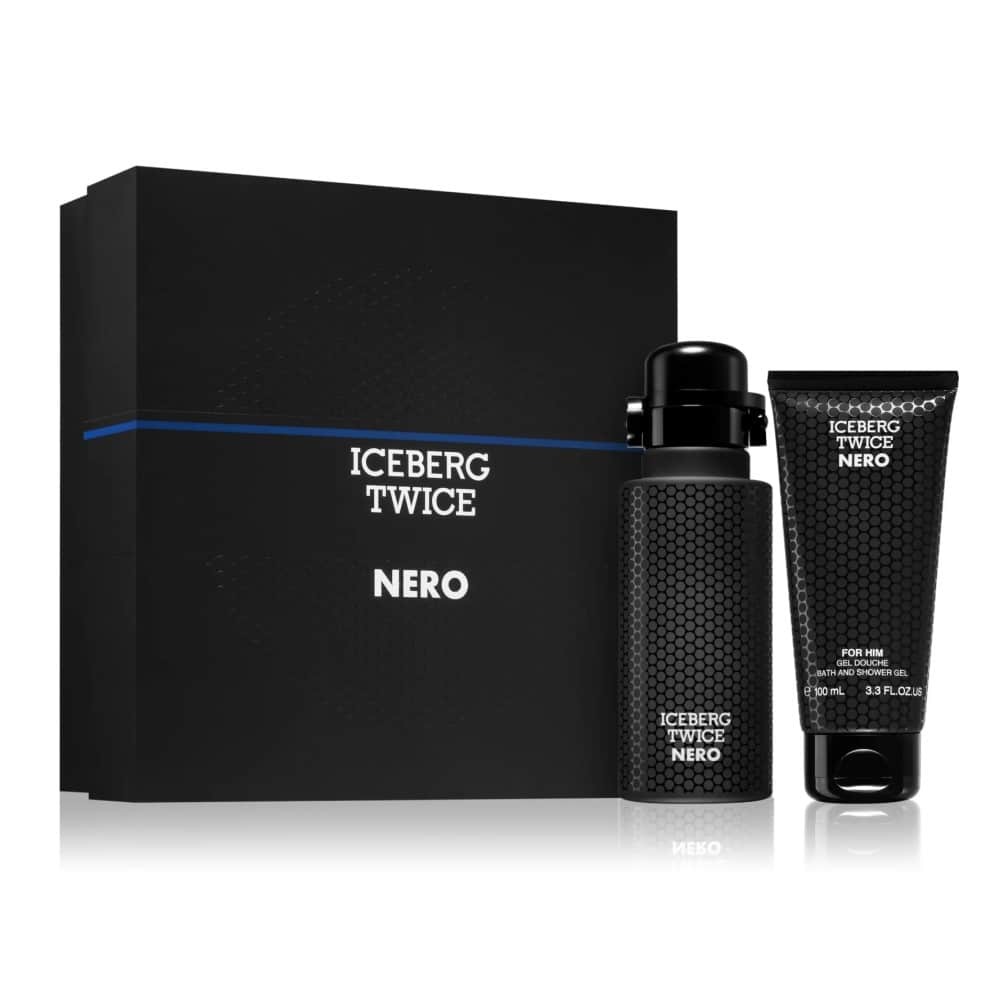 Iceberg Mens Twice Nero Gift Set Fragrances 8057714450388 25$