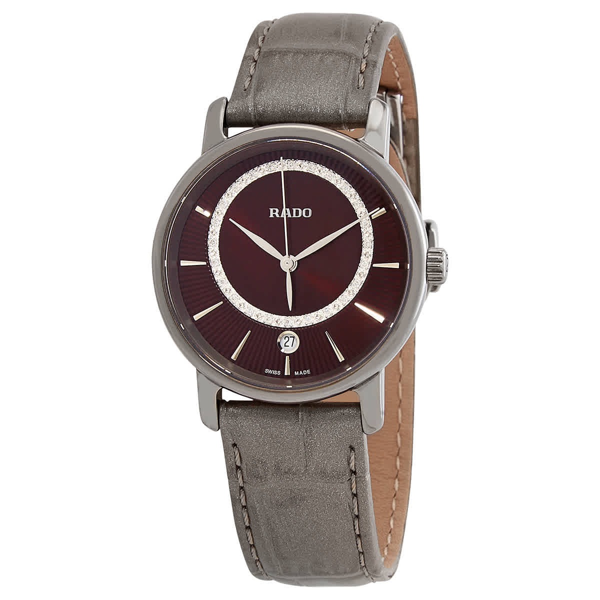 Rado DiaMaster Diamonds Quartz Brown Dial Ladies Watch R14064735 1561$