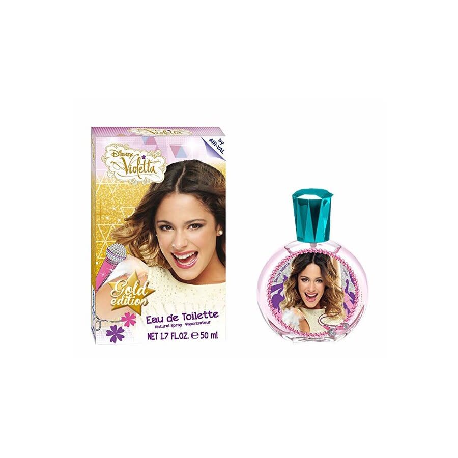 Air Val International Girls Violetta Gold EDT Spray 1.7 oz Kids Fragrances 663350059212