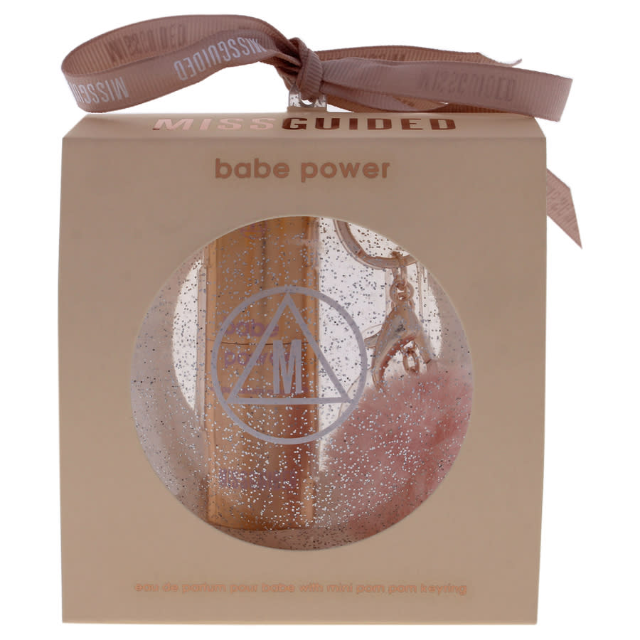 Babe Power by Missguided for Women - 2 Pc Mini Gift Set 10ml EDP Spray Mini Pom Pom Keyring 15$