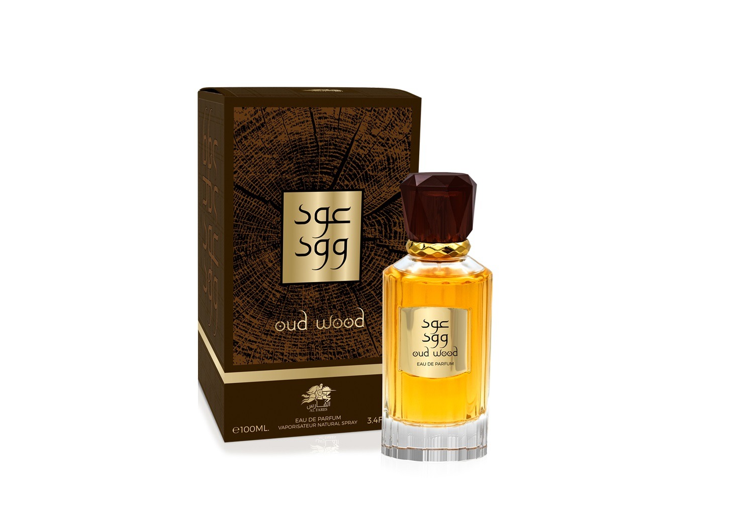 Al Fares Unisex Oud Wood EDP 3.4 oz Fragrances 6291108522424