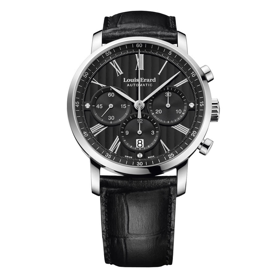 Louis Erard Excellence Chronograph Automatic Black Dial Mens Watch 71231AA02.BDC51