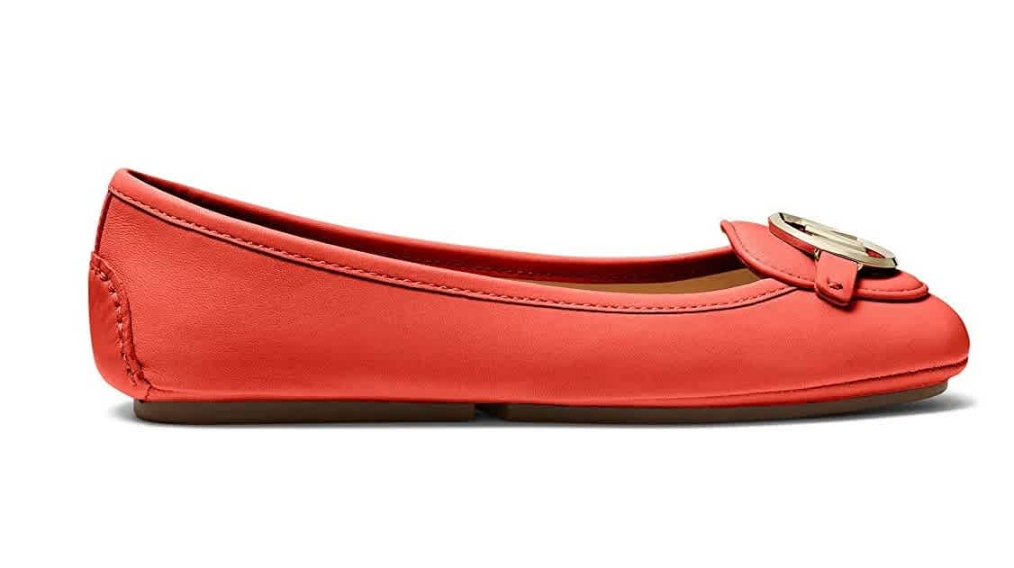 Michael Kors Ladies Lillie Leather Moccasin, Brand Size 7 | eBay