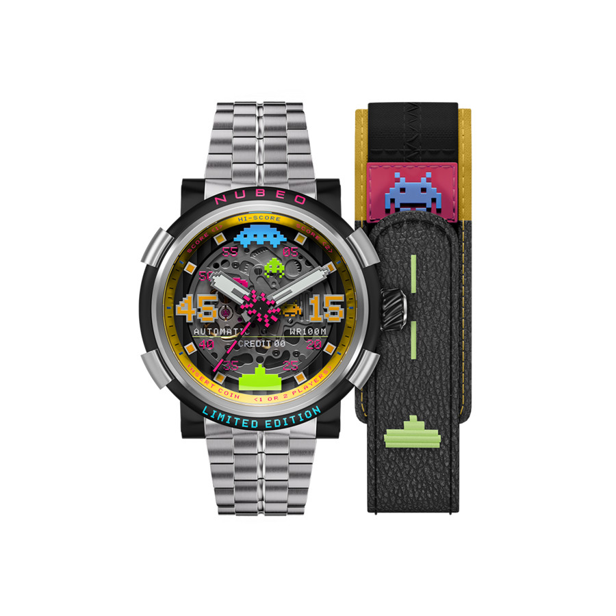 Nubeo Orion Black Dial Mens Watch NB-6110-44 389$