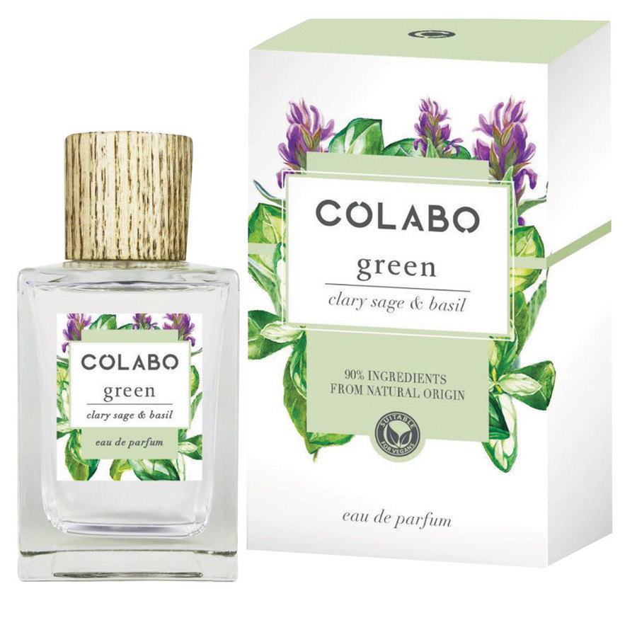 Colabo Unisex Green Clary Sage & Basil EDP Spray 3.4 oz Fragrances 5903719640480