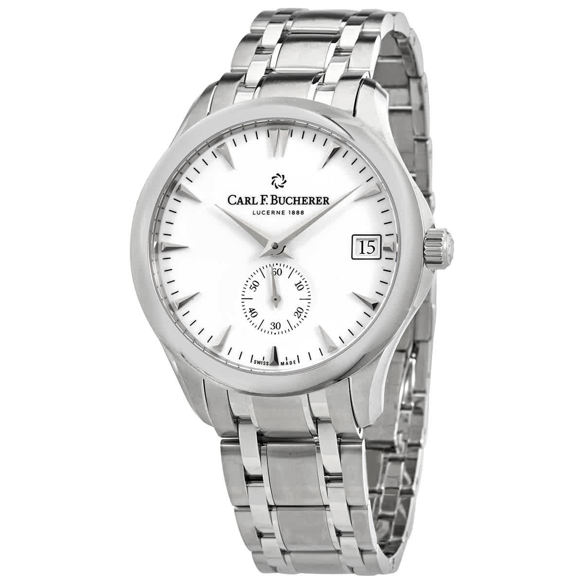 Carl F Bucherer Manero Peripheral Automatic White Dial Mens Watch 0010917082321 6075$