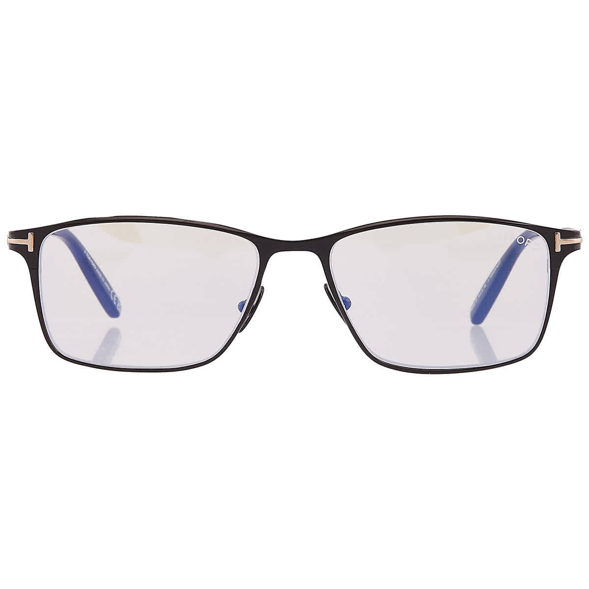 Tom Ford Blue Light Block Rectangular Titanium Mens Eyeglasses FT5935-B 001 54 170$