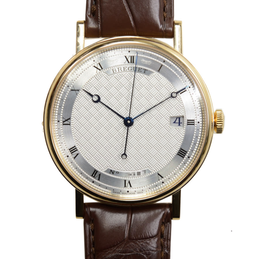 Breguet Classique Silver Dial Brown Leather Mens Watch5177ba129v6 17100$