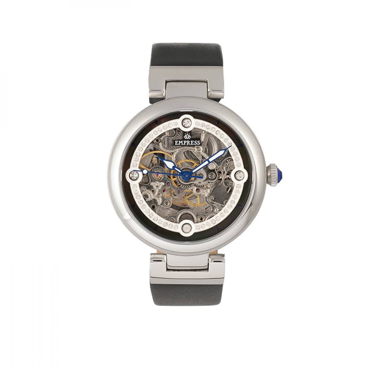 Empress Adelaide Automatic Crystal Black Dial Ladies Watch EMPEM2504 270$
