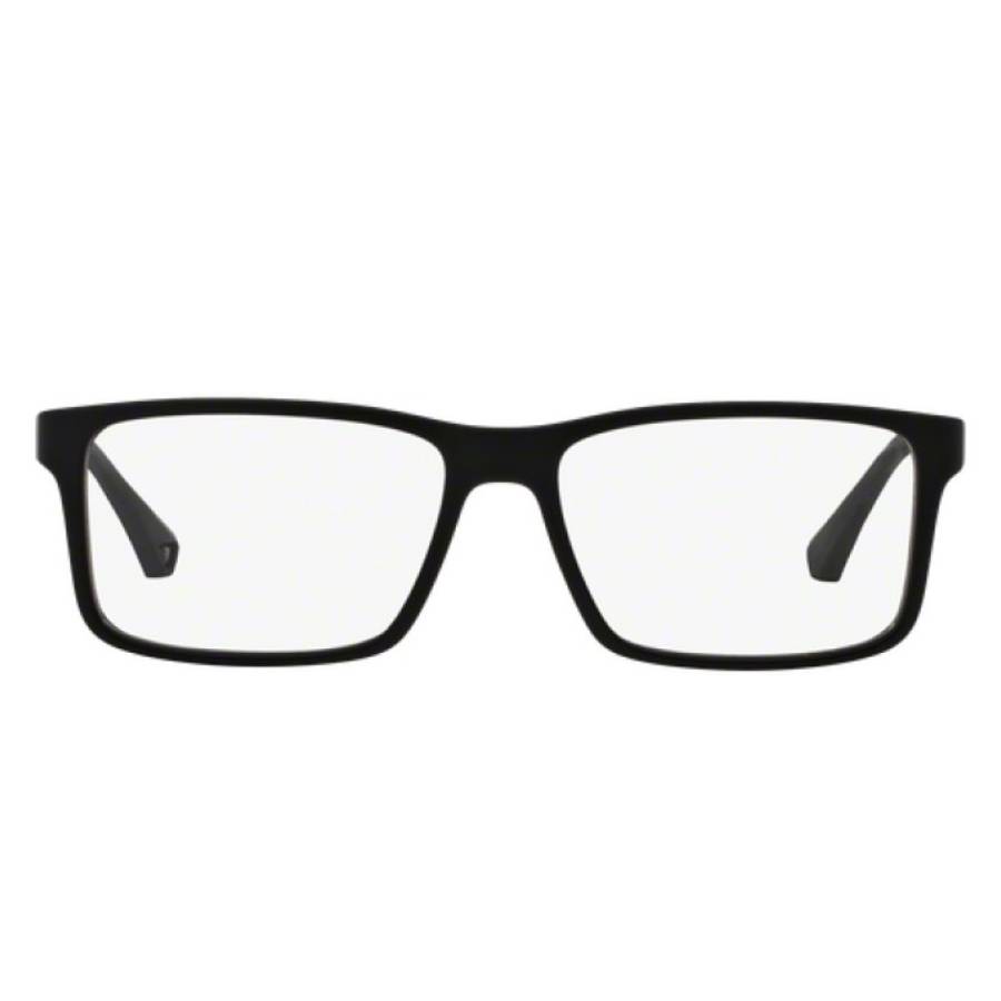 Emporio Armani Demo Rectangular Mens Eyeglasses EA3038 5063 56 67$