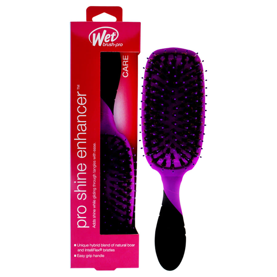 Pro Detangler Shine Enhancer Brush - Purple by Wet Brush for Unisex - 1 Pc Hair Brush 13$