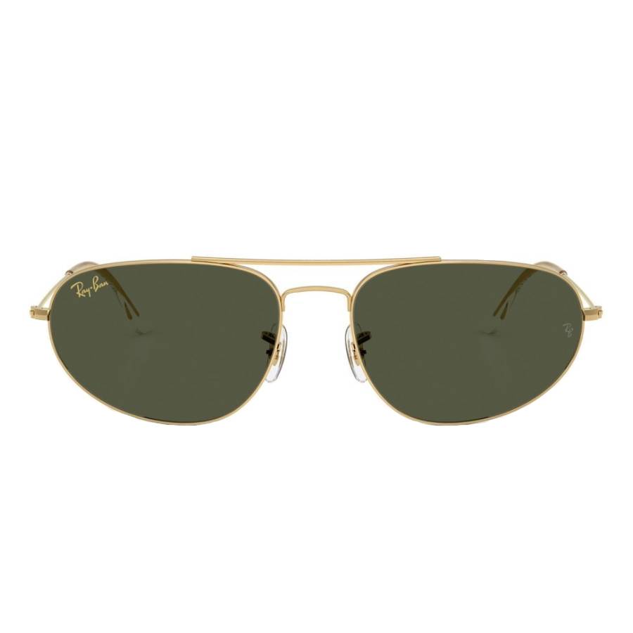 Ray-Ban Unisex Sunglass Explorer IV - Frame color: Legend Gold, Lens color: Green