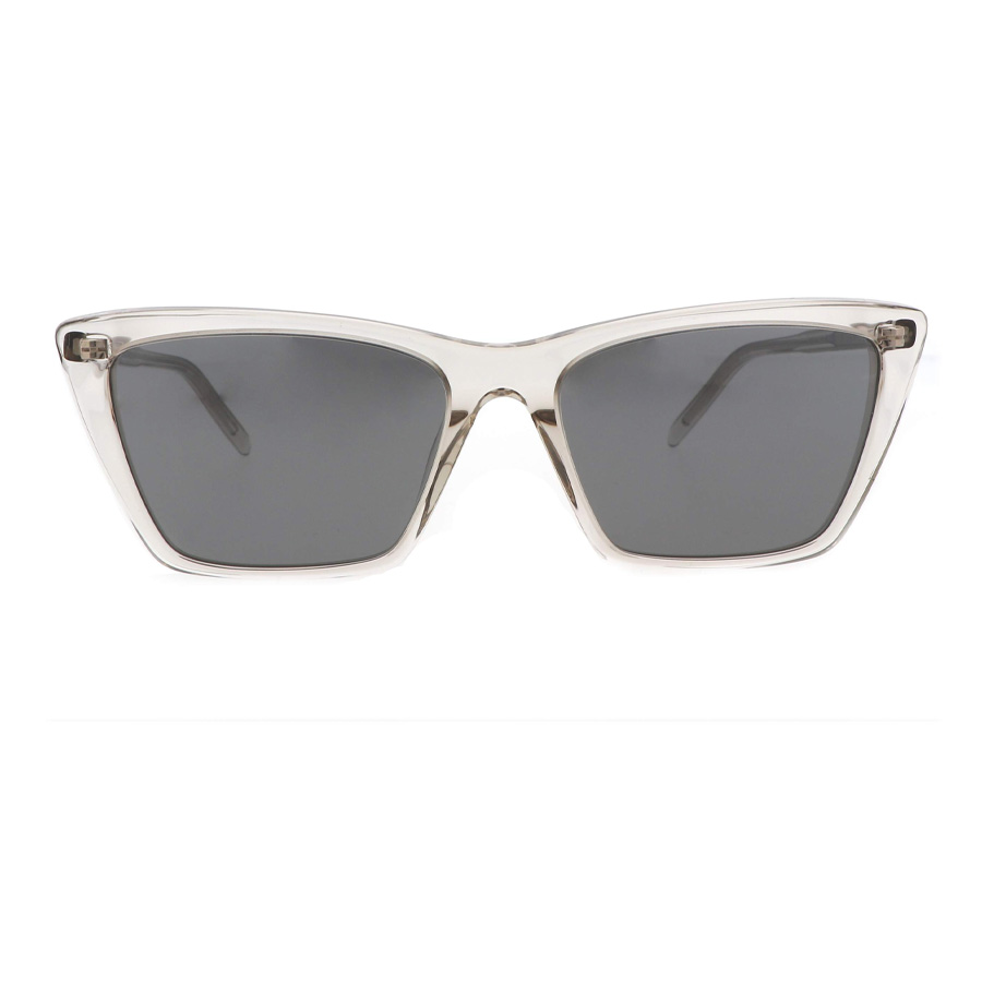 Saint Laurent Silver Cat Eye Ladies Sunglasses SL 737 MICA THIN 004 54