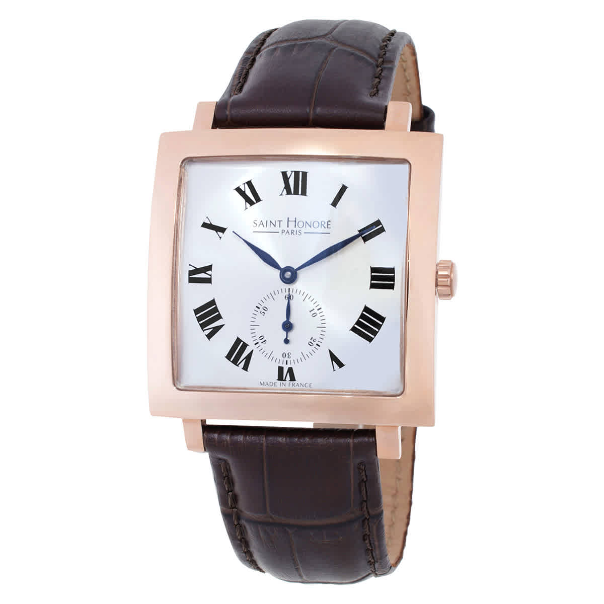 Saint Honore Paris Carree Quartz White Dial Mens Watch H SH CR823002 8AR-M 400$