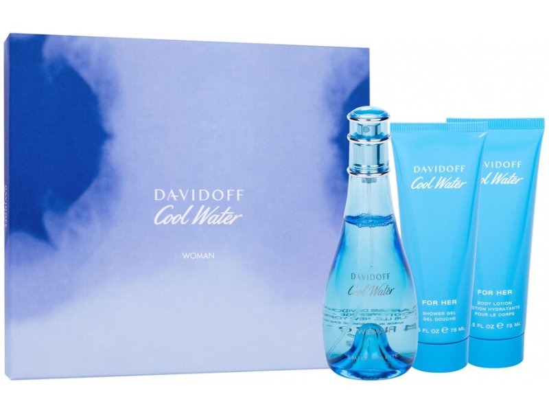 Davidoff Ladies Cool Water Gift Set Fragrances 3616304957536 30$